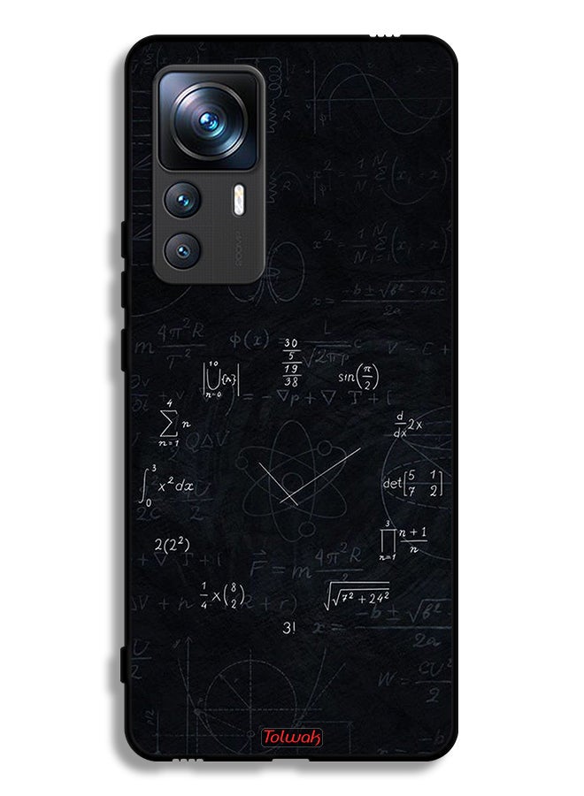 Tolwak Xiaomi 12T Pro Protective Case Cover Maths Clock - Image 2