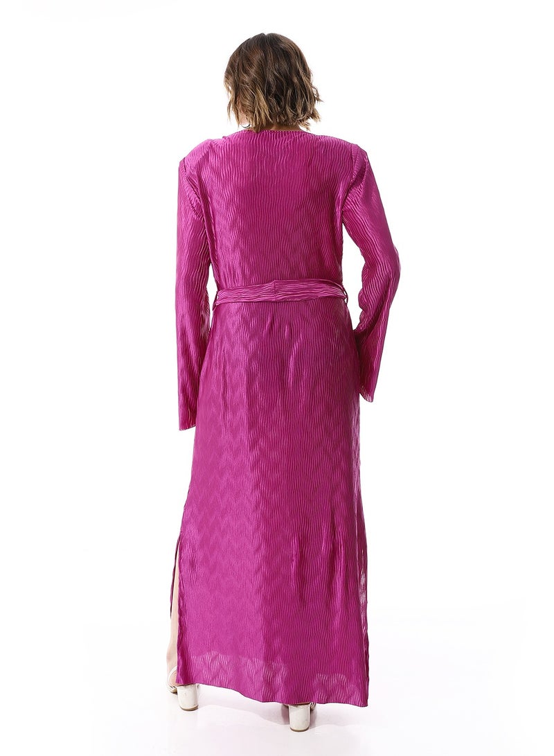 Coctail 4813-dress-fuchia - Image 3