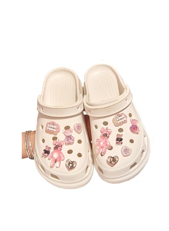 KASTWAVE Croc Shoe Charm Pink 12 Pcs - Image 3