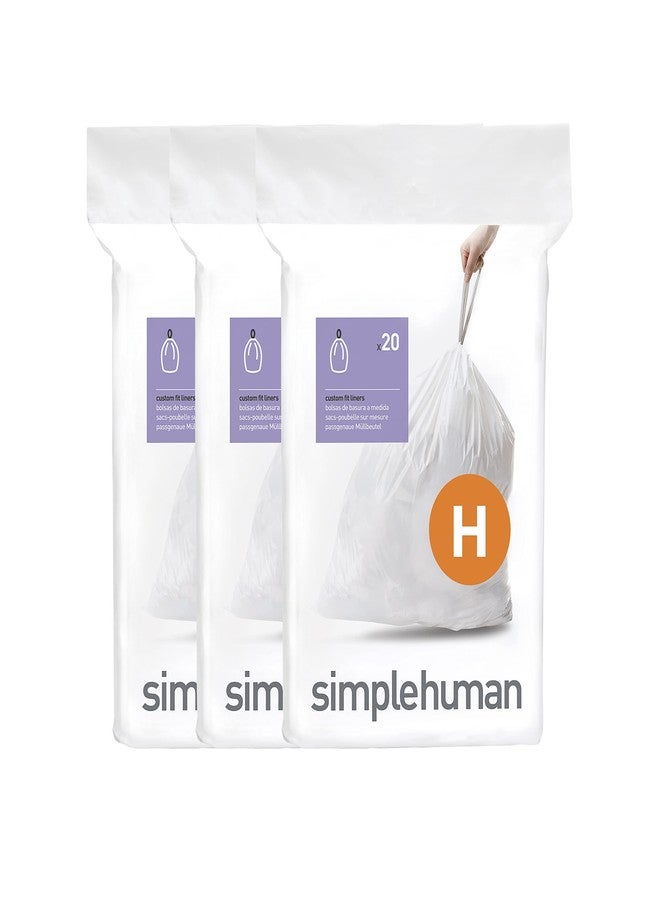 simplehuman Bolsas Basura (H) 30-35, Set 60 - Image 1