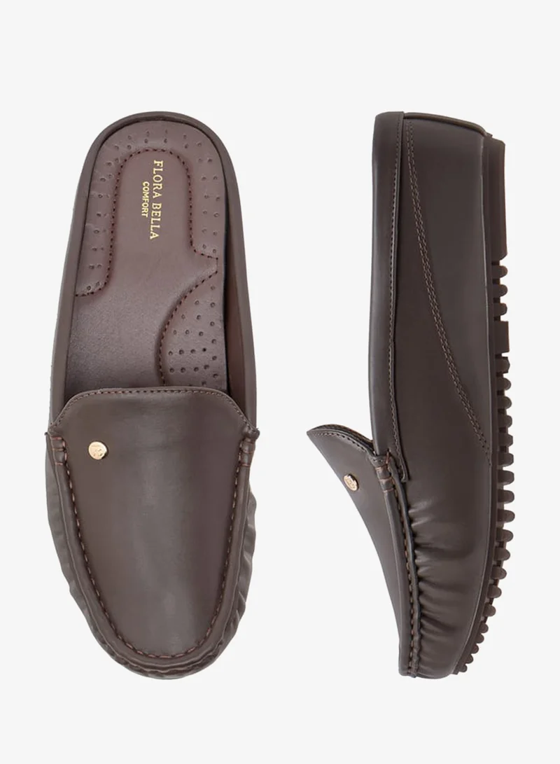 Flora Bella By Shoexpress Solid Slip-On Mules with Flatform Heel