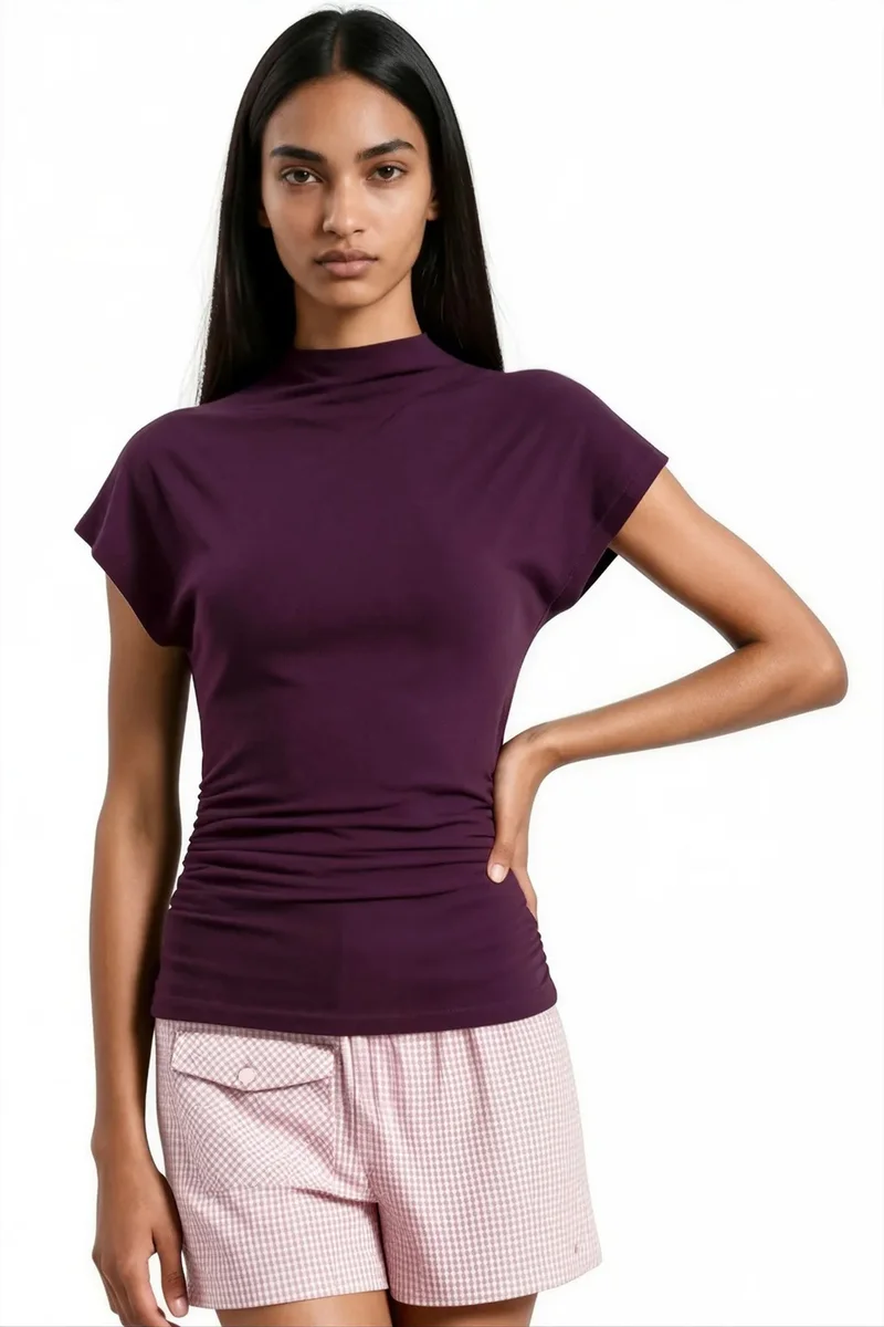 بوسيم BUSEM Modal Elastane Blouse