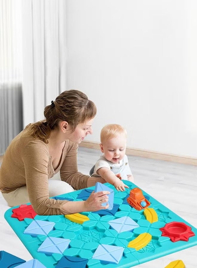 Logical Road Builder Rush Hour Game,Puzzle Game from New Wave Board Games for Kids Helps Develop Children Brains ,Family Games - Image 2