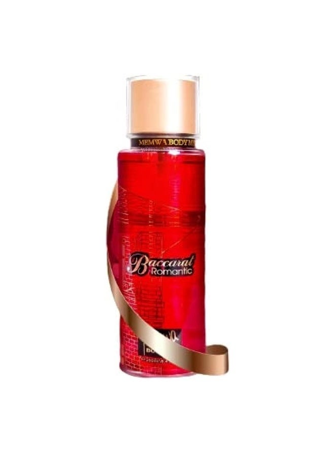 Memwa Baccarat Romantic Body Mist for Women - 250ml - Long Lasting Luxurious & Seductive Fragrance