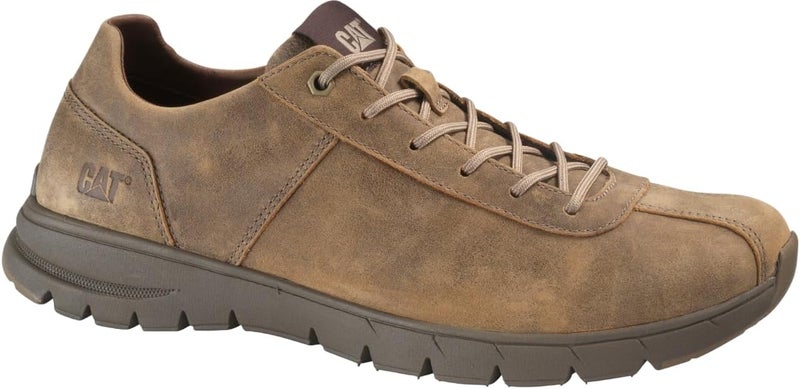 CATERPILLAR أحذية جلدية بنية مزودة بأربطة - Image 1