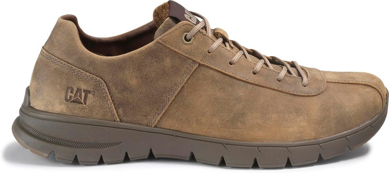 CATERPILLAR أحذية جلدية بنية مزودة بأربطة - Image 2