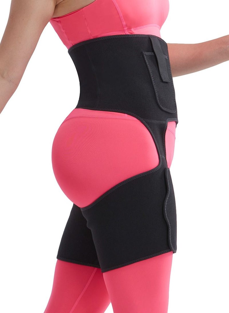 Dee trimmer Hana 3-in-1 Activewear Set for Women | Tummy Control Shapewear, Waist Trainer, Leg Shaper | Slimming Body & Shape Enhancement - Image 2