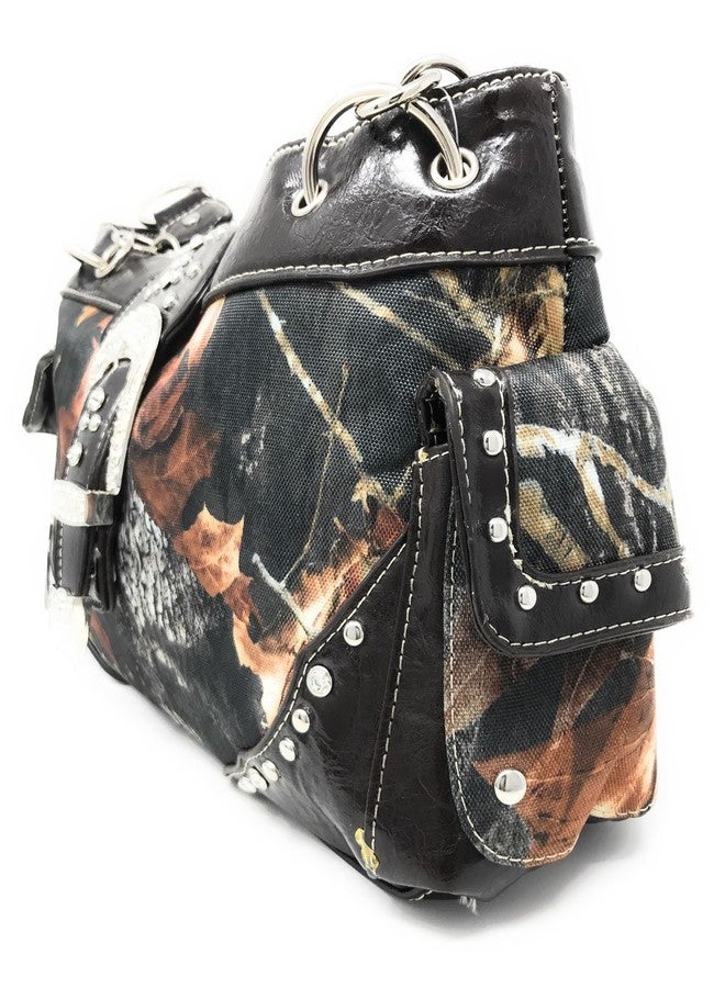 Things2Die4 Camouflage Rhinestone Western Buckle Purse/Wallet Set (Coffee Set) - Image 4
