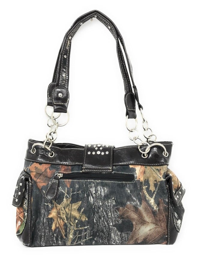 Things2Die4 Camouflage Rhinestone Western Buckle Purse/Wallet Set (Coffee Set) - Image 3