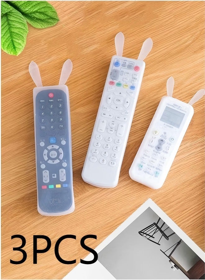3PCS Set Silicone Remote Control Cover (2 large sizes + 1 small size) - Image 1