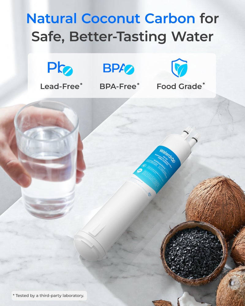 Waterdrop EDR3RXD1 Replacement for EverydropÂ® Filter 3, 4396841, 4396710, KenmoreÂ® 46-9083, 46-9030, WD-F08 Refrigerator Water Filter, 3 Filters - Image 5