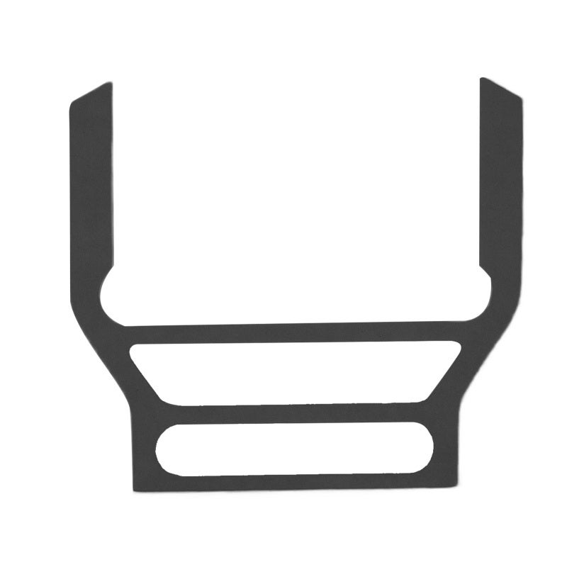 Car Navigation Panel Trim: Black High Grade Suede, Antiwear Durable, Precise Fit - Delicate Hand Touch, Easy Install Dashboard Trim for 2015-2021 LHD Mustang Interior Upgrade - Image 1