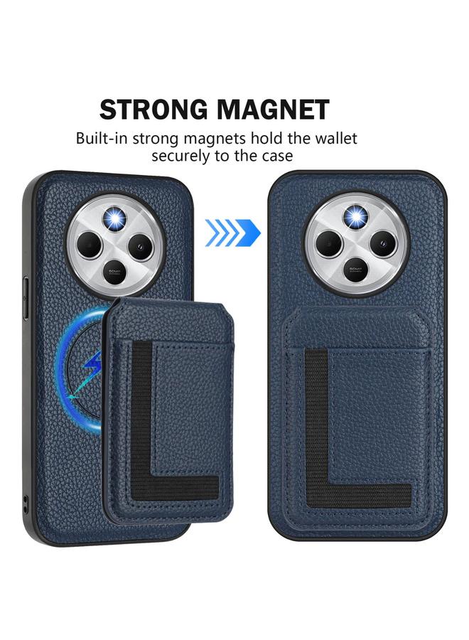 S-TOP Case For Redmi 14C 4G / 14R / A4 5G CX01 Detachable Magsafe Magnetic Card Bag Phone Case - Image 2