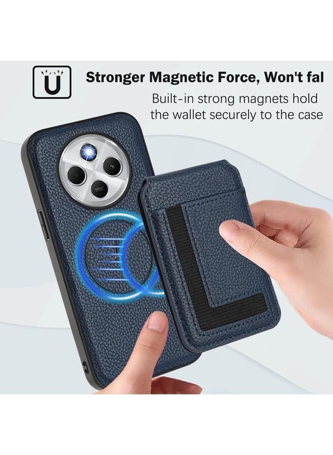 S-TOP Case For Redmi 14C 4G / 14R / A4 5G CX01 Detachable Magsafe Magnetic Card Bag Phone Case - Image 5
