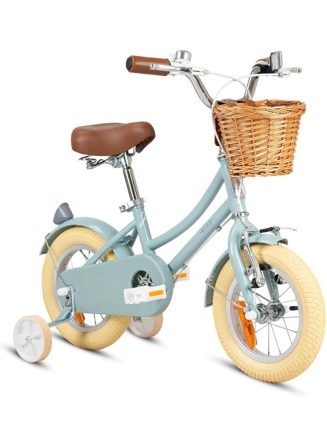 RIZZ Platinum Junior 14-Inch Kids Bike | 14-Inch Wheel Size | Adjustabe Seat | Training Wheels | Yellow Gloss - Image 2