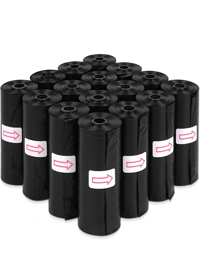 Toplive Dog Waste Bags, Poop Bags for Dogs, Extra Thick Strong Leak-Proof Doggy Bags 16 Rolls (240 Bags), Black - Image 1