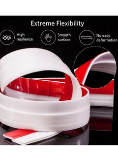 bullga Door Bottom Protective Seal Strip Insulating Wind, Dust, Noise, Weather Factors, and Heat Blocking, 100cm Length Seal Strip Suitable for Doors Inside and Outside, White  - Image 4