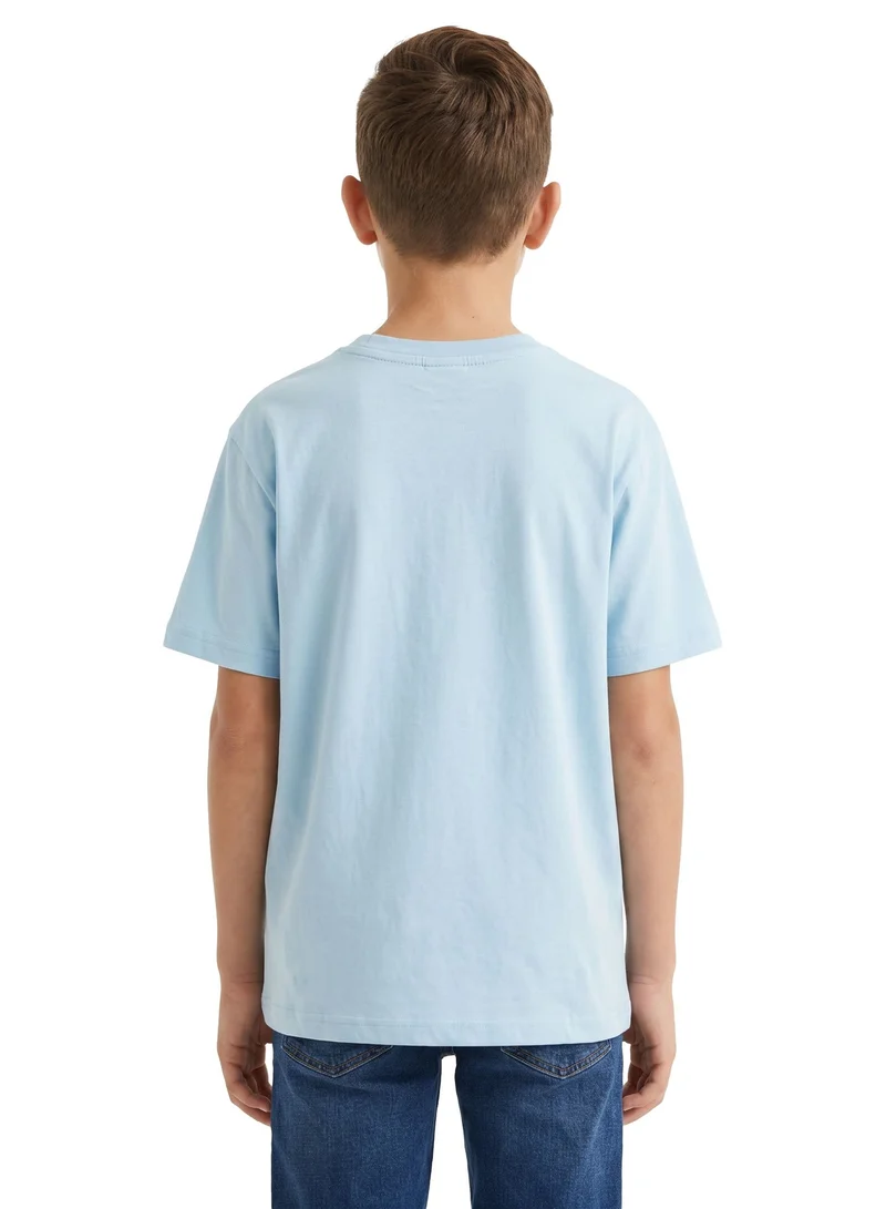 Disney Disney Mickey Mouse Teen Boys’ Oversized Drop Shoulder T-Shirt – Graphic Casual Relaxed Fit Tee