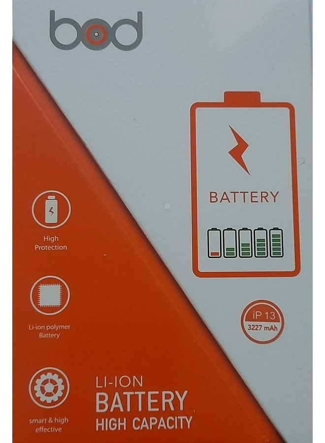 بود بطارية ليثيوم أيون أصلية عالية السعة للايفون 13 لون اسود - Image 2