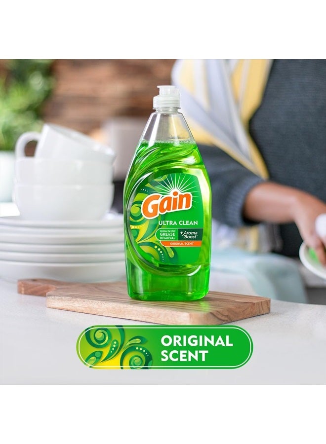 Gain Ultra Dishwashing Liquid Dish Soap, Original Scent, 38 fl oz - Image 4