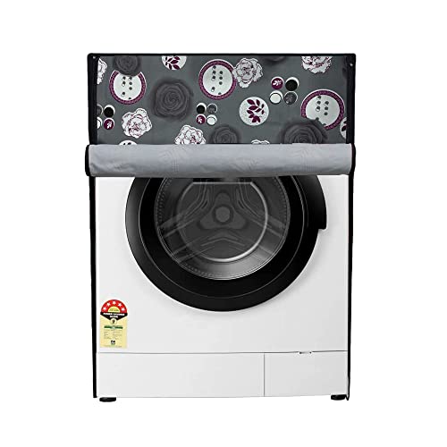 Wings Star Front Load Washing Machine Cover for LG 5.5 Kg, 6 Kg & 6.5 Kg (60cmsX48cmsX86cms) | Waterproof & Dust-Proof Front Load Washing Machine Cover For LG | Washing Machine Cover, KUM117 - Image 1