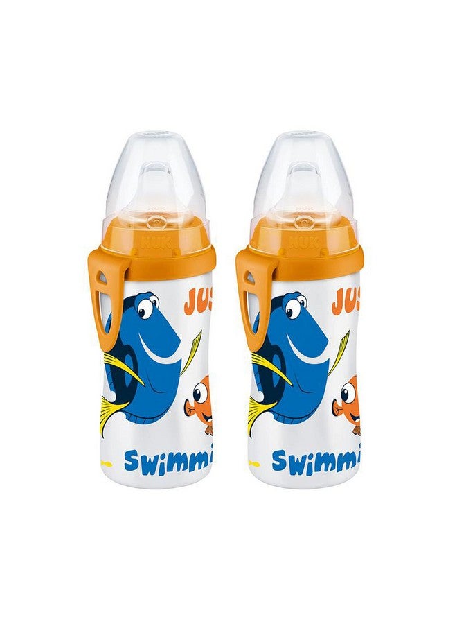 NUK Finding Dory Active Cup 10Oz, 2 Count (Pack Of 1) - Bpa Free, Spill Proof Sippy Cup - Image 1