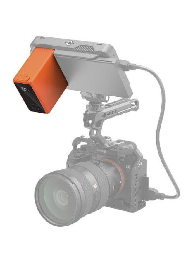 SMALLRIG L-Series/NP-F970 USB-C Rechargeable Camera Battery (Orange) - Image 5