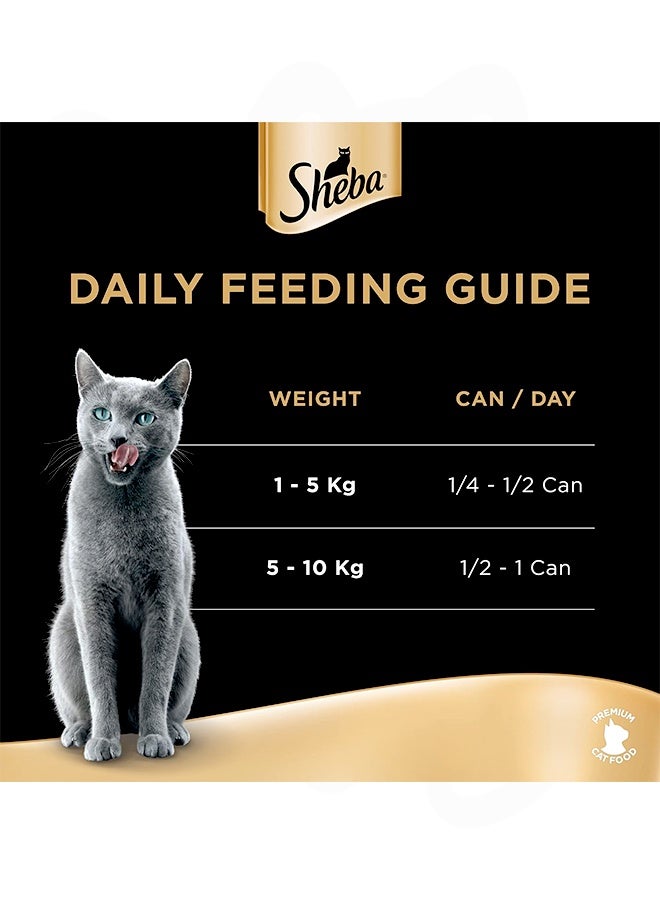 Sheba Deluxe Succulent Chicken Breast With Salmon Cat Food - 85G (Pack Of 24) - Image 4