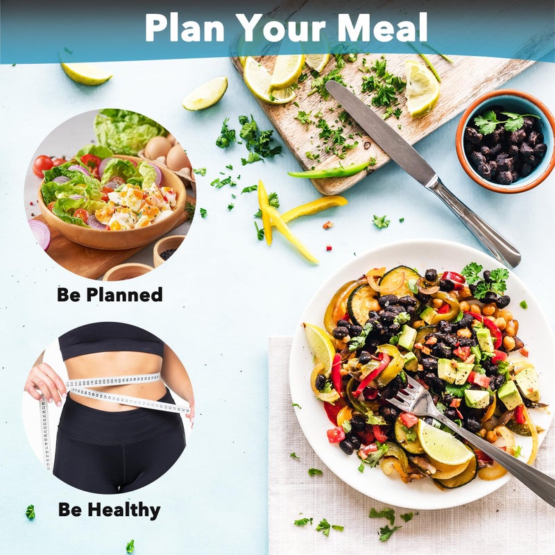 Neatsure Acrylic Magnetic Meal Planner Menu Board for Kitchen Fridge w/ 8 Markers, Clear Refrigerator Weekly Dry Erase Calendar Planning Noteboard to Do/Grocery/Shopping List/Chore Chart/, 12"x9" - Image 5