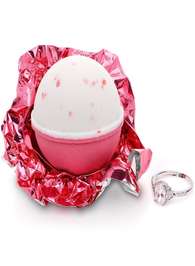 Jackpot Candles Bath Bomb with Surprise Size Ring Inside - Pink Himalayan Sea Salt Extra Large 10 oz. Bath Bombs with Jewelry - Hand Made in USA - Perfect for Spa & Bubble Bath. Great Gift for Birthday, Mothers Day - Image 4