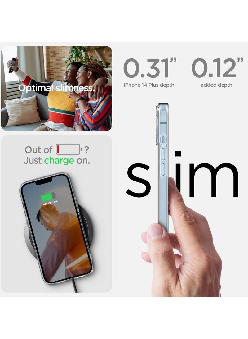 Spigen Spigen Ultra Hybrid Case Designed for Apple iPhone 14 Plus (2022) - Crystal Clear - Image 3