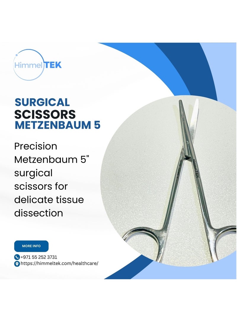 Himmel Tek - Surgical Scissors Metzenbaum 5” (CVD) - Image 1
