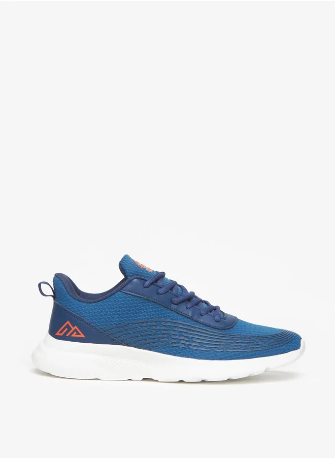 شو اكسبرس Men Textured Sports Shoes with Lace-Up Closure