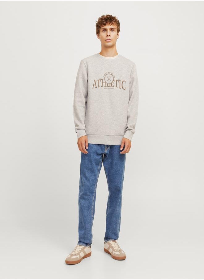 JJ Rebel by Jack & Jones Front Graphic Print Crew Neck Sweatshirt  - Image 5