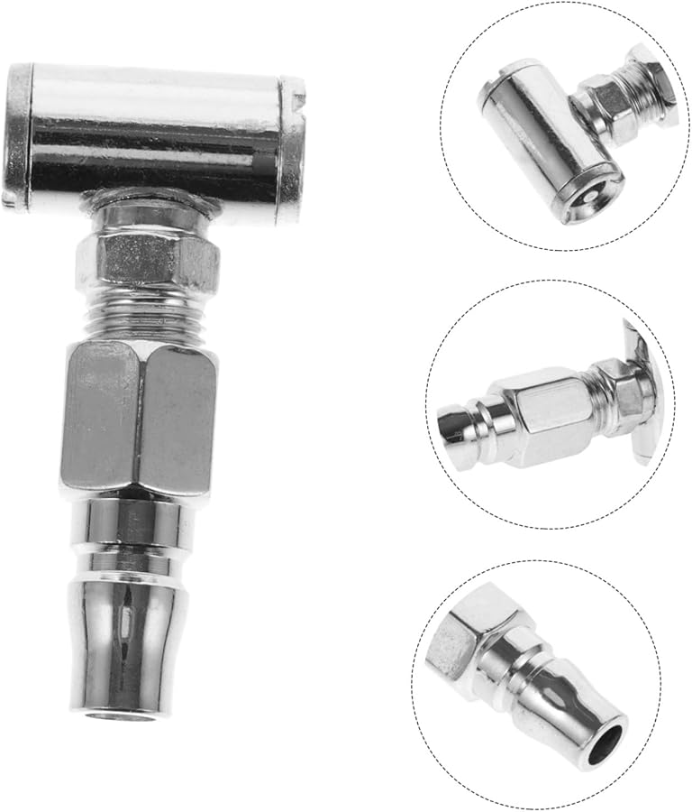 Versatile Hand Cranked Portable Tire Inflator Air Chuck Replacement Extension Tool - Image 5