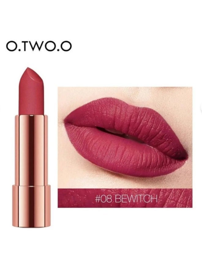 O.TWO.O Spoon Gold Brocade Velvet Lipstick 08 Peach - 4g - Image 2