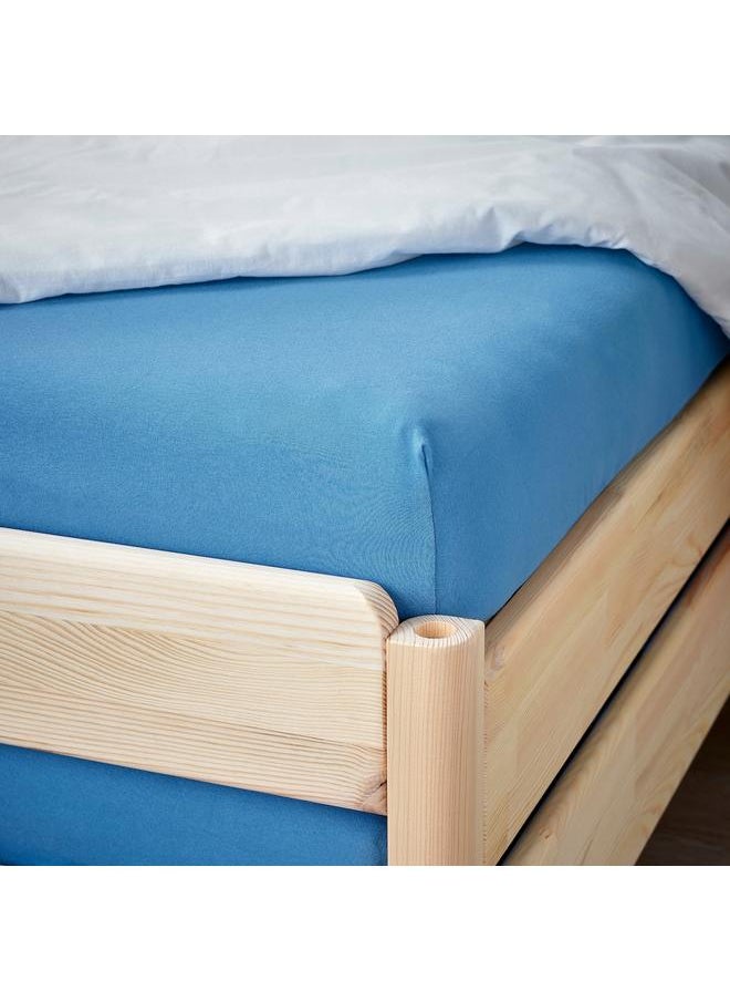Generic Fitted sheet for day-bed, blue, 80x200 cm  - Image 3