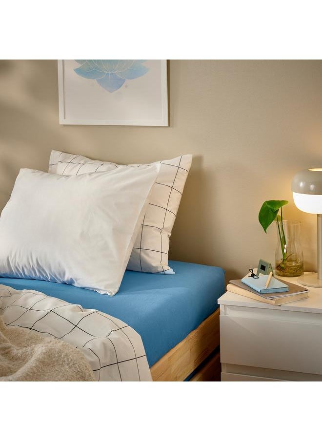 Generic Fitted sheet for day-bed, blue, 80x200 cm  - Image 2
