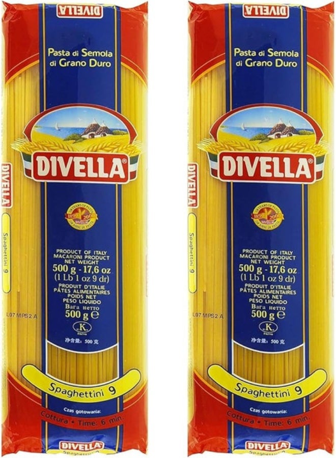 Divella Spaghettini, 2x500g (1+1 Free)