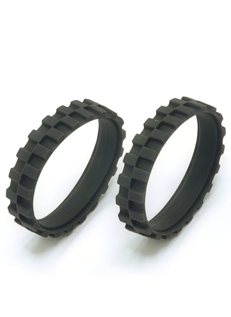 Bumooby Bumooby 2 Pack Replacement Tires Compatible with iRobot RoombaS9S9 j7 500600700800900 e and i Series Models AntiSlip Wheel Tires Replacement Great Adhesion and Easy Assembly 