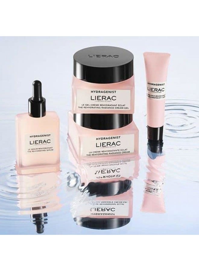 Lierac كريم-جل هيدراجينيست لإعادة الترطيب وإشراقة البشرة - عبوة قابلة للتعبئة - حمض الهيالورونيك الطبيعي ومخمّر إعادة الترطيب، مرطب وجه نباتي للنساء، موصى به للبشرة العادية إلى الحساسة، 50 مل - Image 5