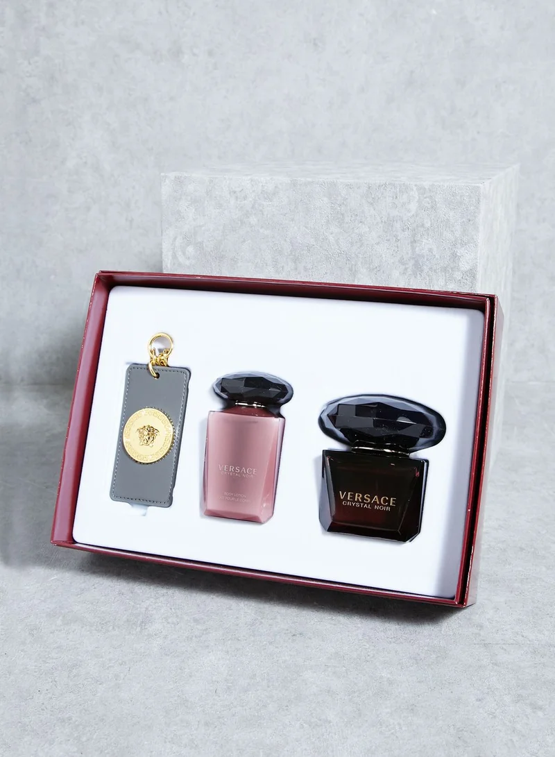 فيرزاتشي عطر كريستال نوار 90 مل + 100 مل لوشن + حلقة مفاتيح