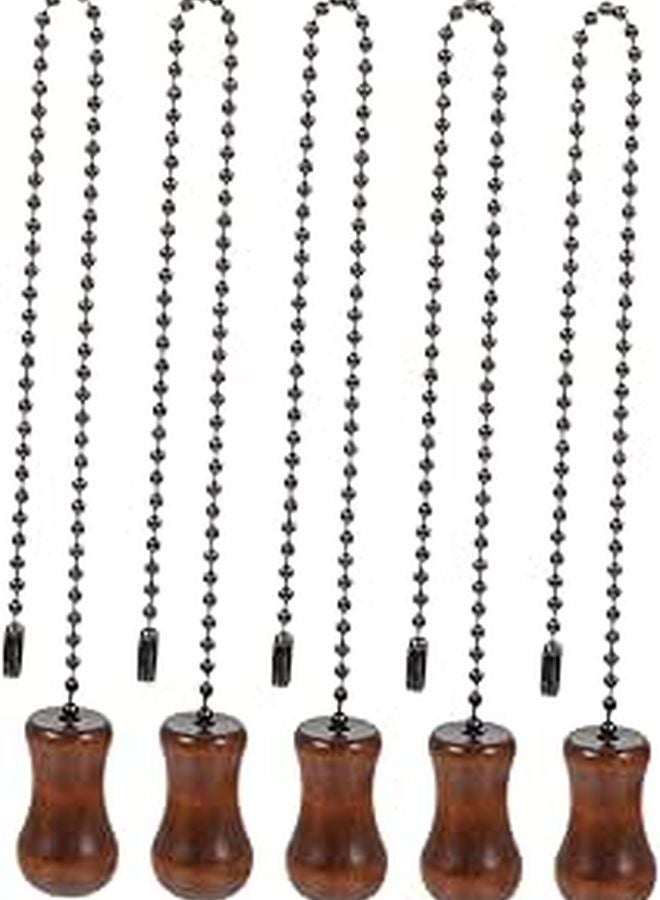 5Pcs Decorative Beaded Pull Chain Extender for Ceiling Fans and Light Fixtures Easy to Install - Image 1