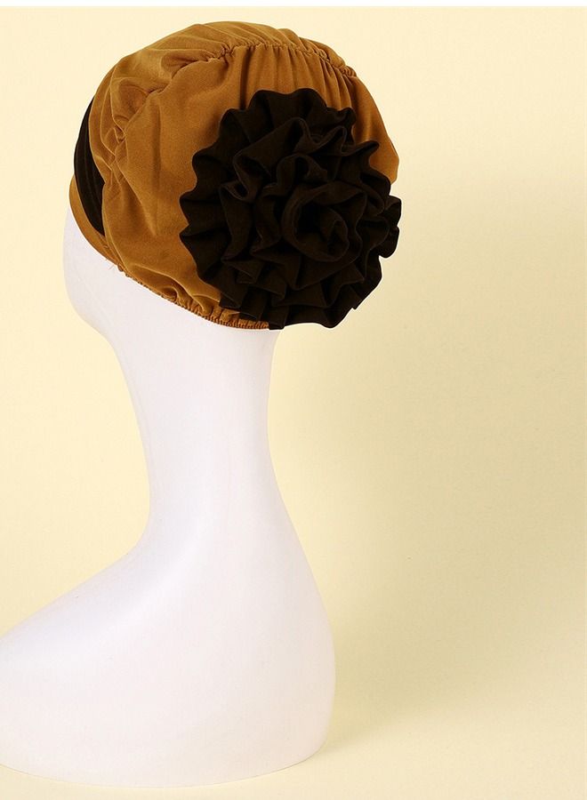 Loquat Double-Color Floral Headband Cap Multicolour  - Image 2