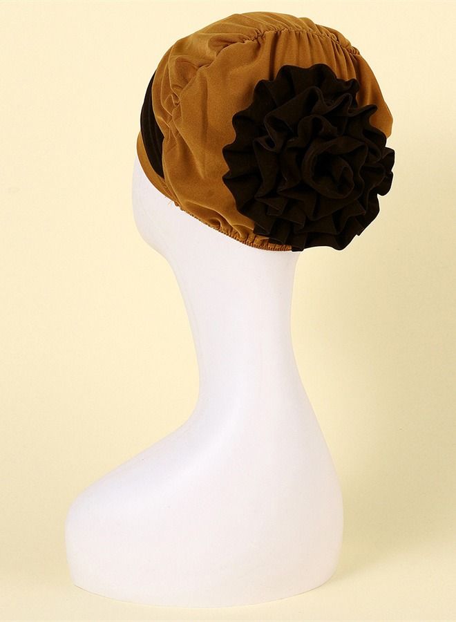 Loquat Double-Color Floral Headband Cap Multicolour  - Image 1