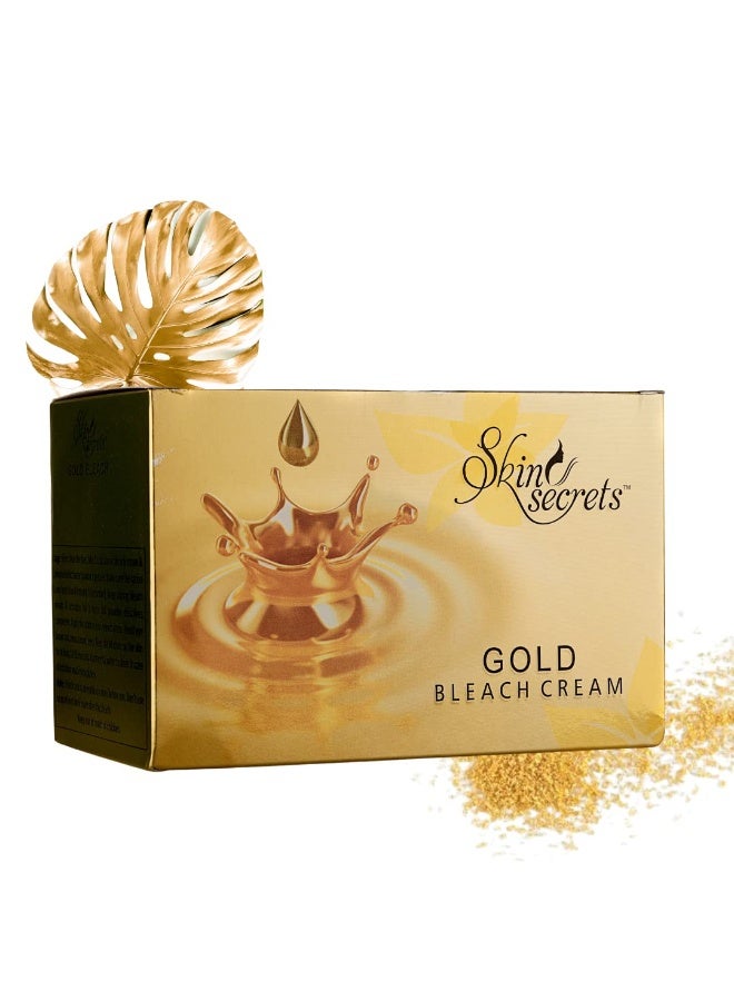 Skin Secrets Gold Bleach with Gold Dust & Lemon Oil (250gm) - Image 4