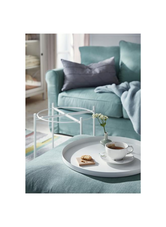 Zaboon Tray Table, White, 45X53 Cm - Image 5