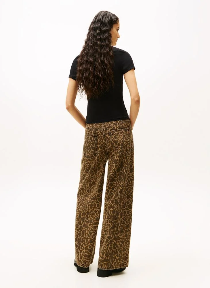 تومي جينز تيشيرت بولو مزين بشعار العلامة التجارية