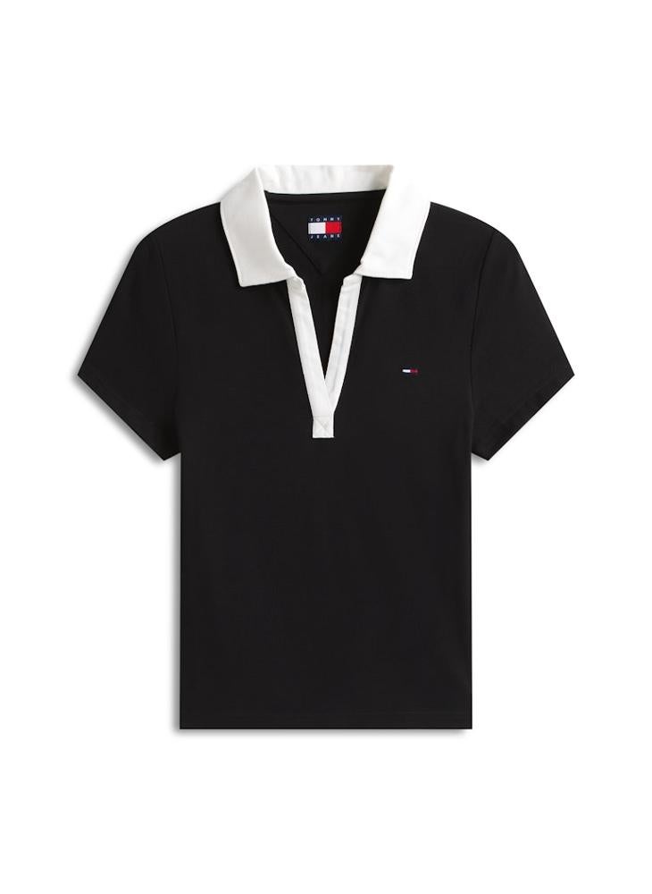 تومي جينز تيشيرت بولو مزين بشعار العلامة التجارية - Image 5