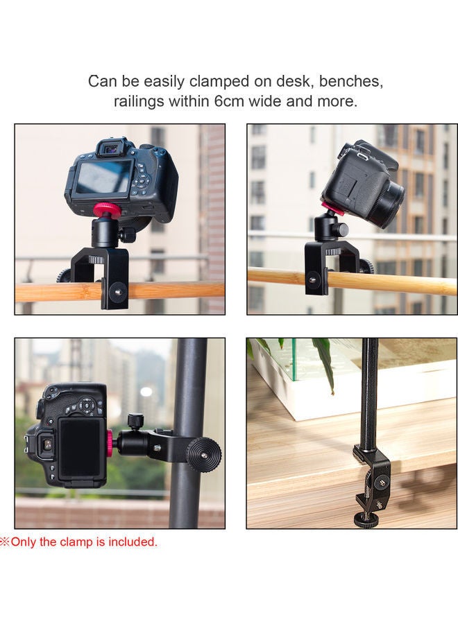 NIBEMINENT Universal C-Clamp Black/Silver - Image 2